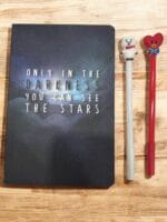 DARKNESS SLIM DIARY WITH TWO STYLISH PEN (120 Pages)