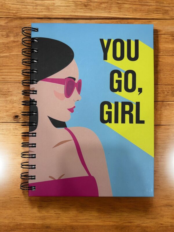 YOU GO GIRL SPIRAL A5 DIARY