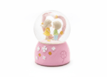 Sweet Love Proposal Couple Snow Globe – Pink Romantic Musical LED Lights Water Glitter Showpiece for Anniversary, Valentine Gift & Home Décor