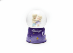 Sweet Love Proposal Couple Snow Globe – Pruple Romantic Musical LED Lights Water Glitter Showpiece for Anniversary, Valentine Gift & Home Décor