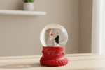 Sweet Love Proposal Couple Snow Globe – Red Romantic Musical LED Lights Water Glitter Showpiece for Anniversary, Valentine Gift & Home Décor - Image 2