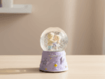 Sweet Love Proposal Couple Snow Globe – Pruple Romantic Musical LED Lights Water Glitter Showpiece for Anniversary, Valentine Gift & Home Décor - Image 2
